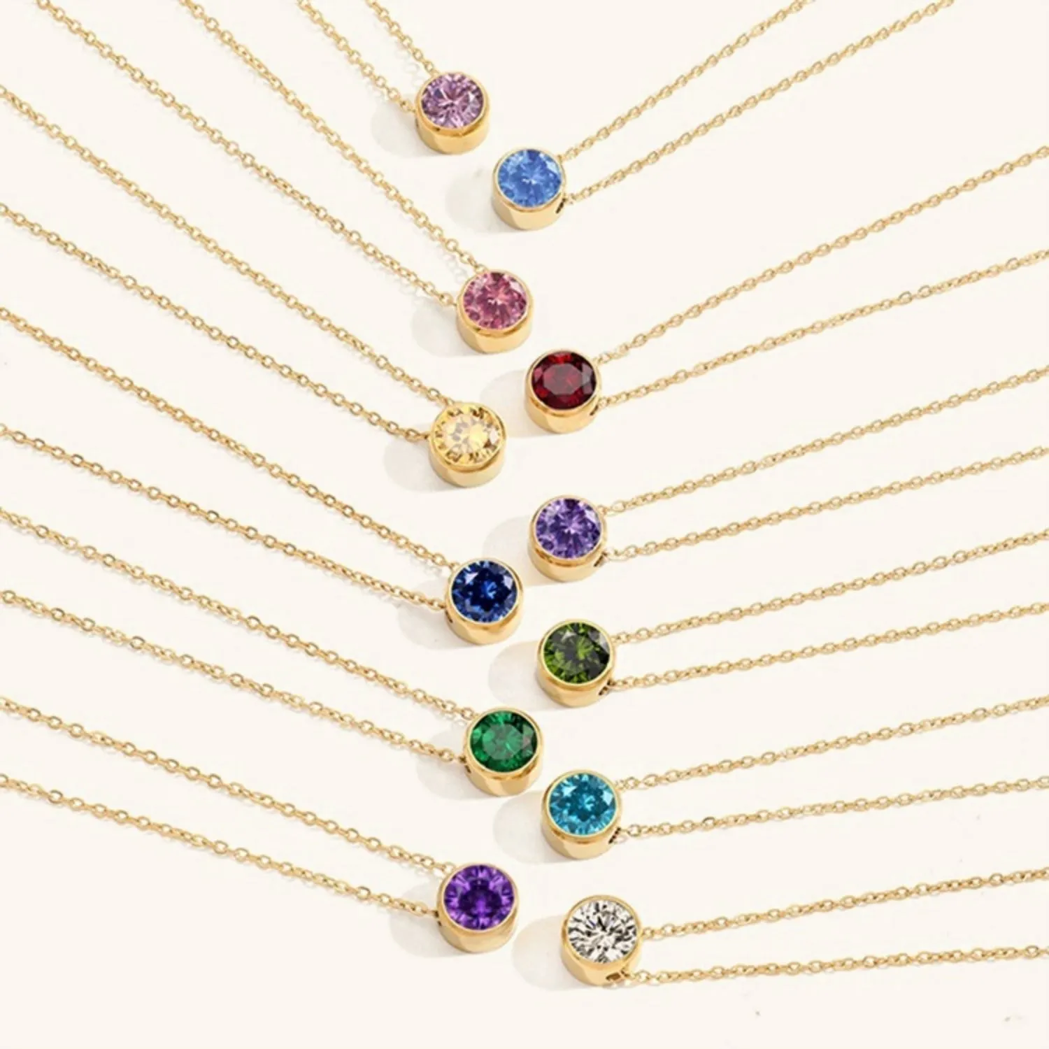 Amelia Lucky Stone Necklace