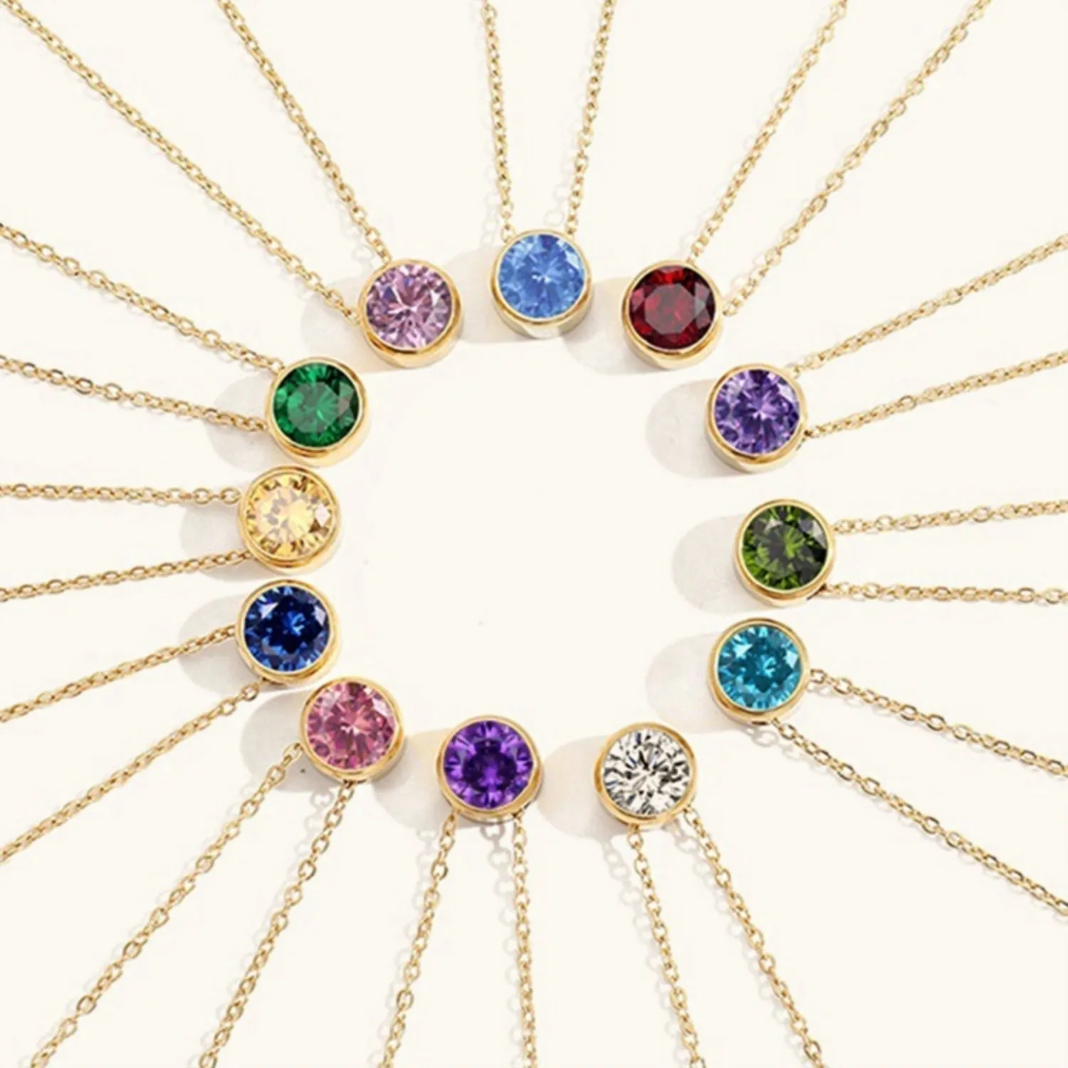 Amelia Lucky Stone Necklace