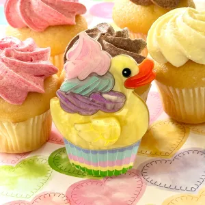 Cupcake 🧁 Ducky - Brooch - Set of 2