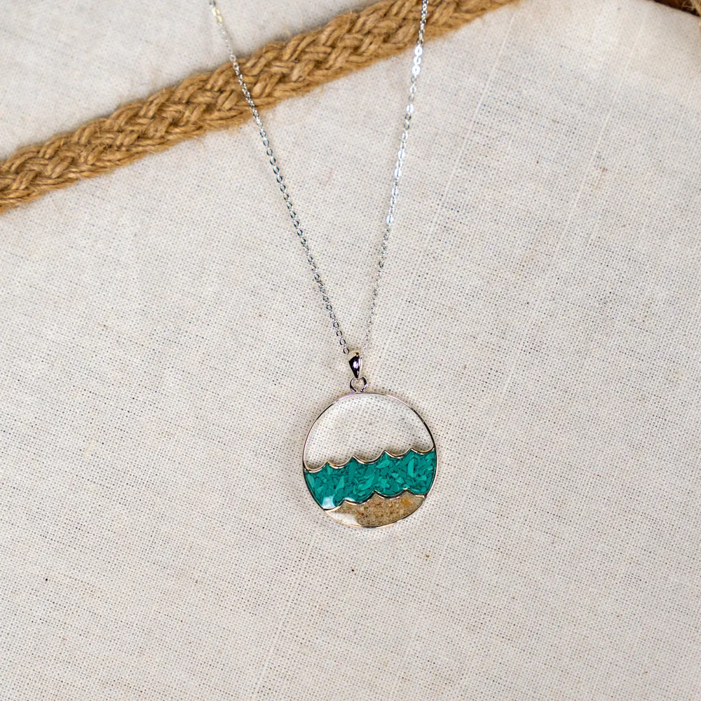 Dune Jewelry x 4ocean Double Wave Necklace
