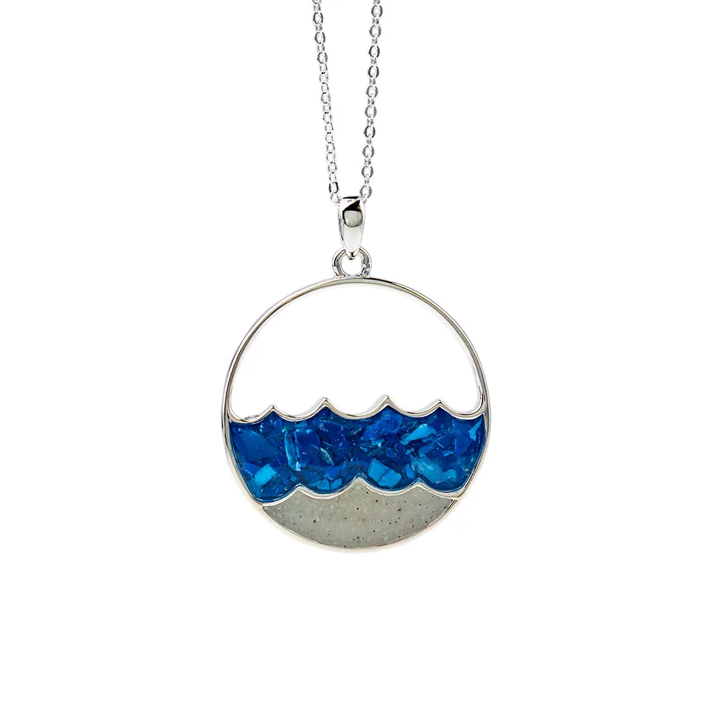 Dune Jewelry x 4ocean Double Wave Necklace
