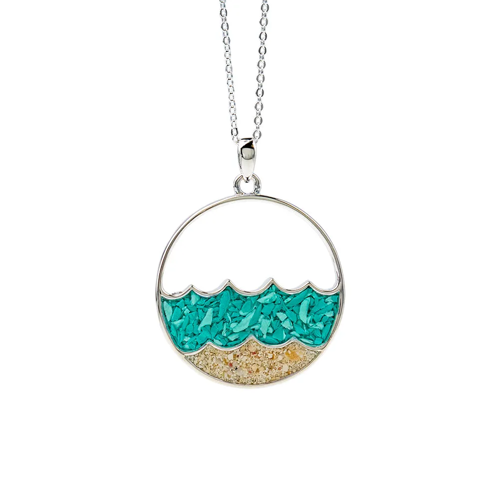 Dune Jewelry x 4ocean Double Wave Necklace