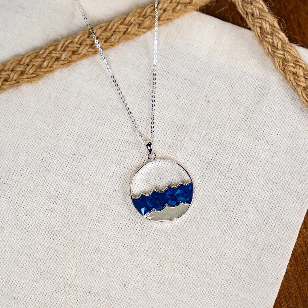 Dune Jewelry x 4ocean Double Wave Necklace