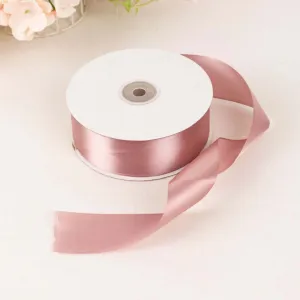 Dusty Rose Single Face Decorative Satin Ribbon 50 Yards 1.5"