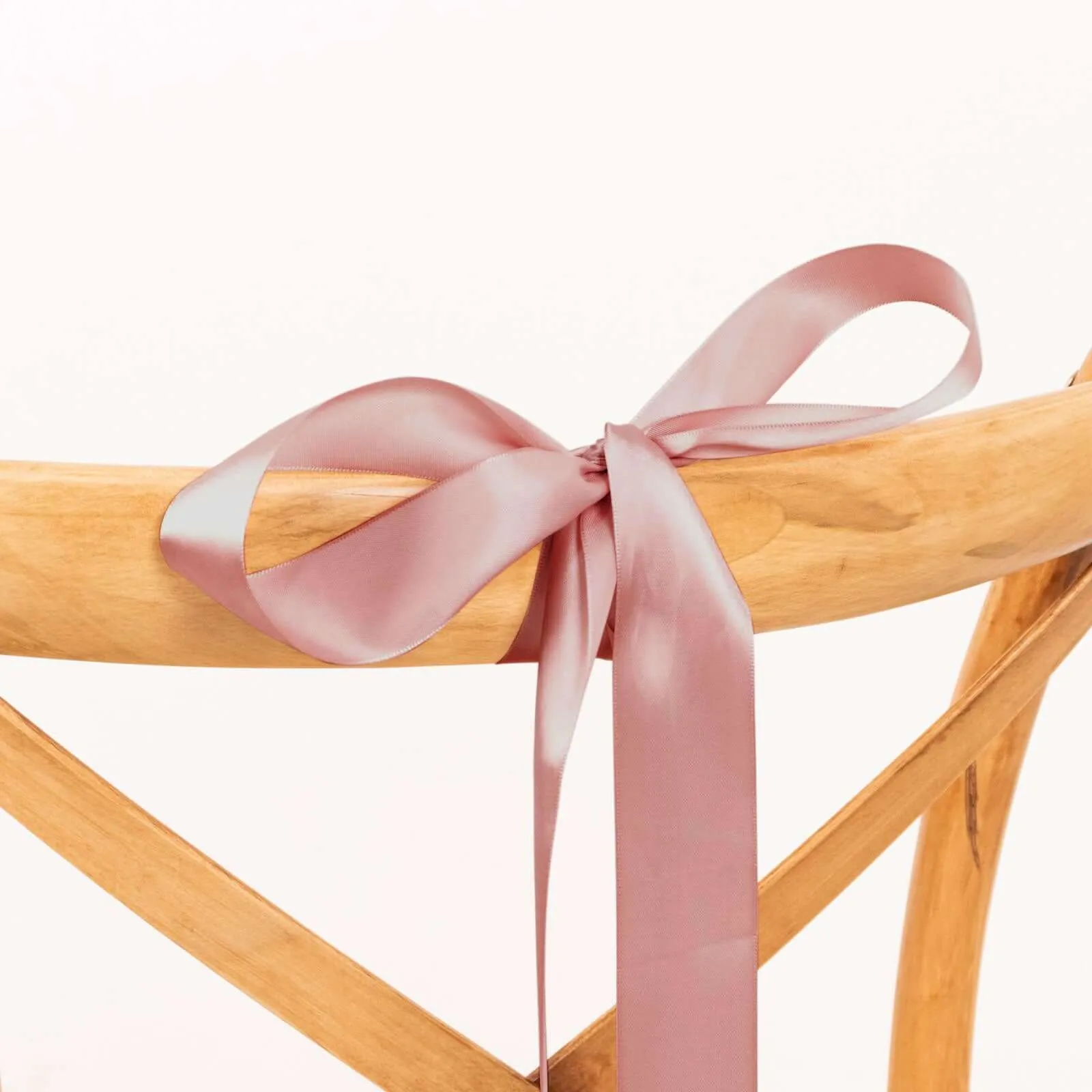 Dusty Rose Single Face Decorative Satin Ribbon 50 Yards 1.5"