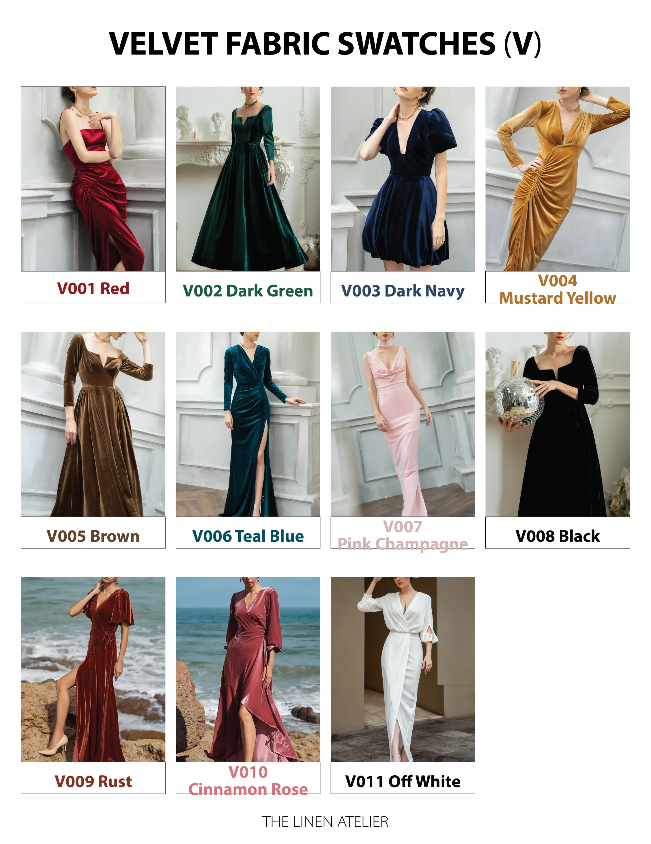 JACQUELINE Long Sleeve Velvet Gown