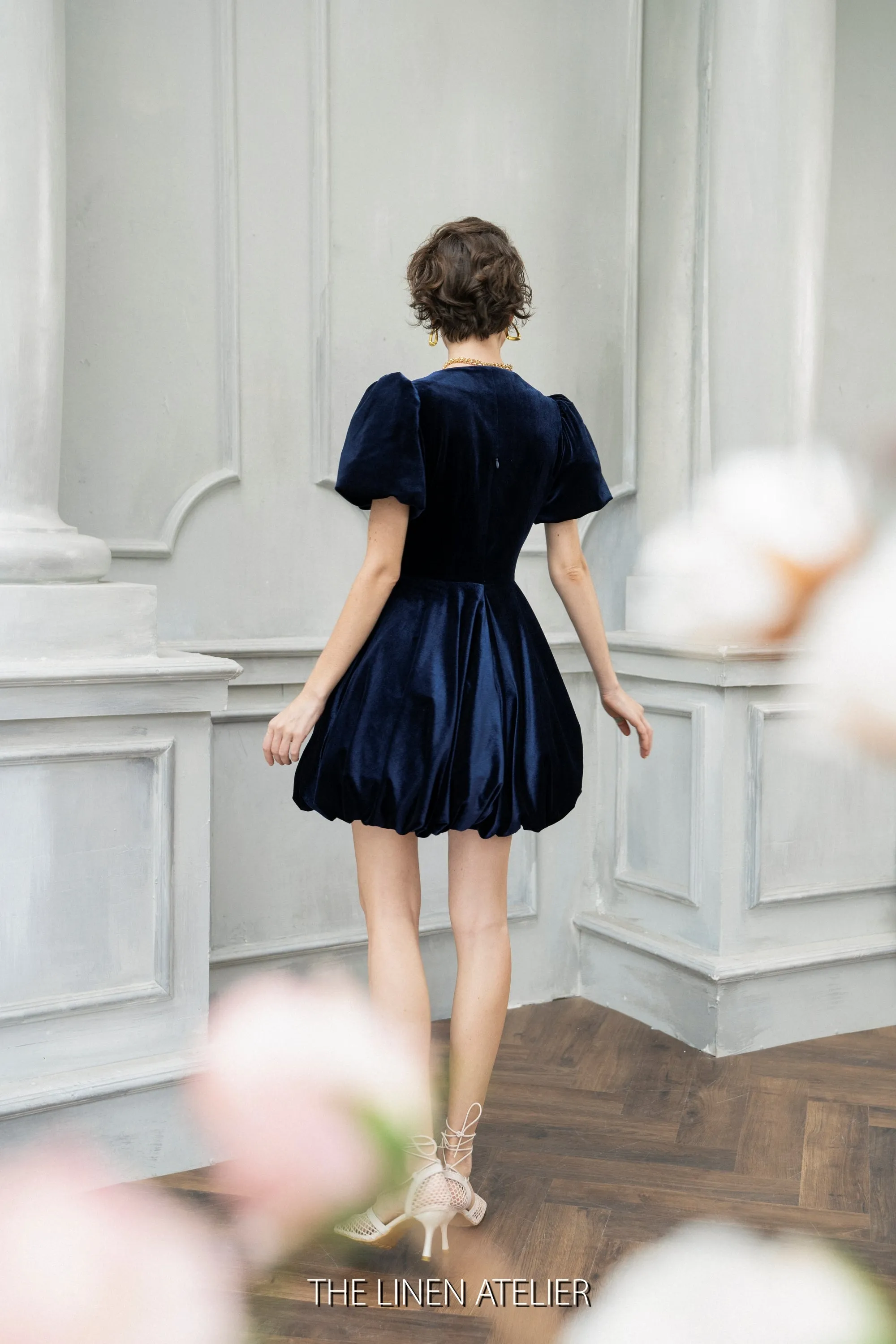 KATY Bubble Skirt Cocktail Dress