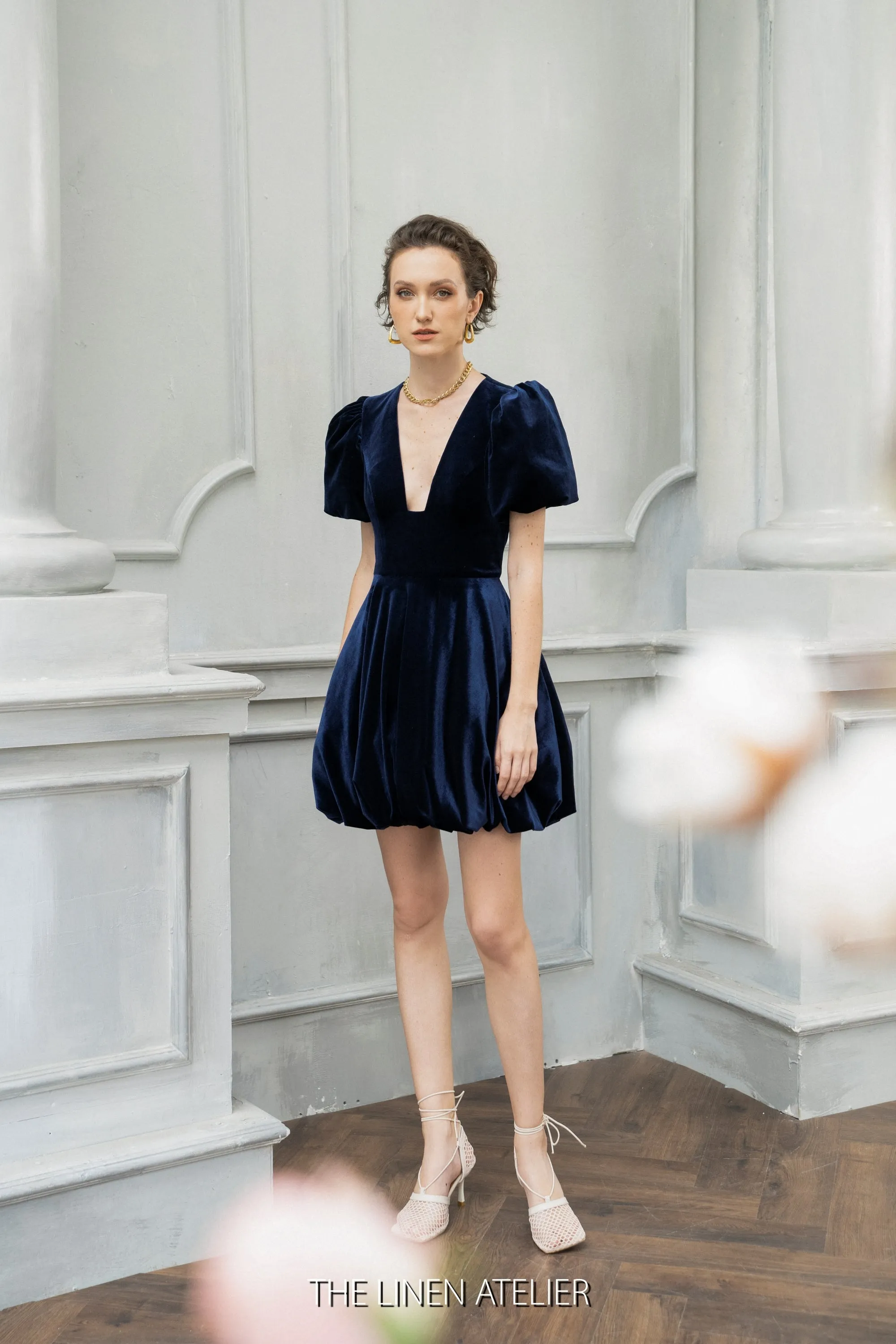 KATY Bubble Skirt Cocktail Dress