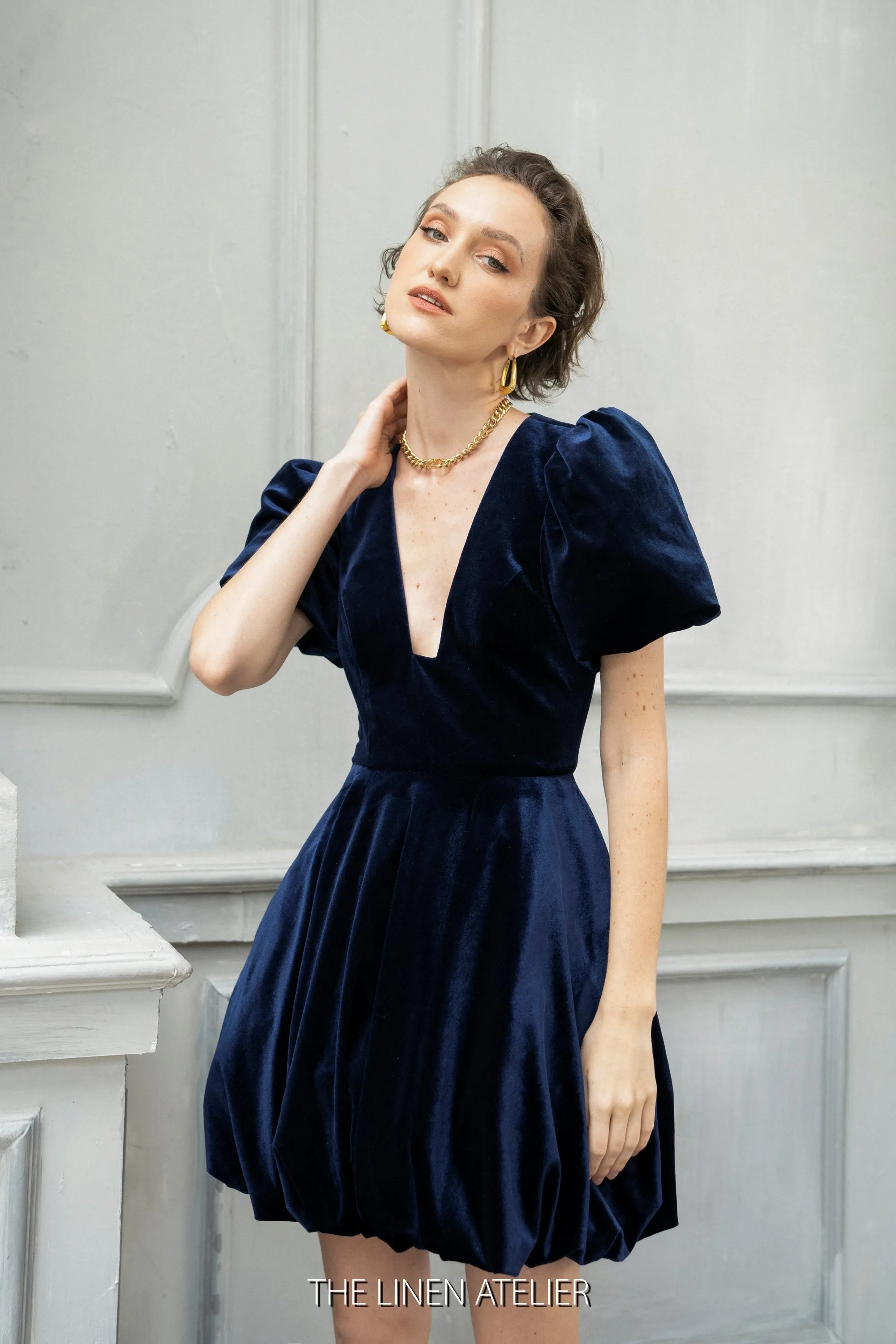KATY Bubble Skirt Cocktail Dress