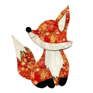 Maple the Fox 🦊 🍁 - Brooch