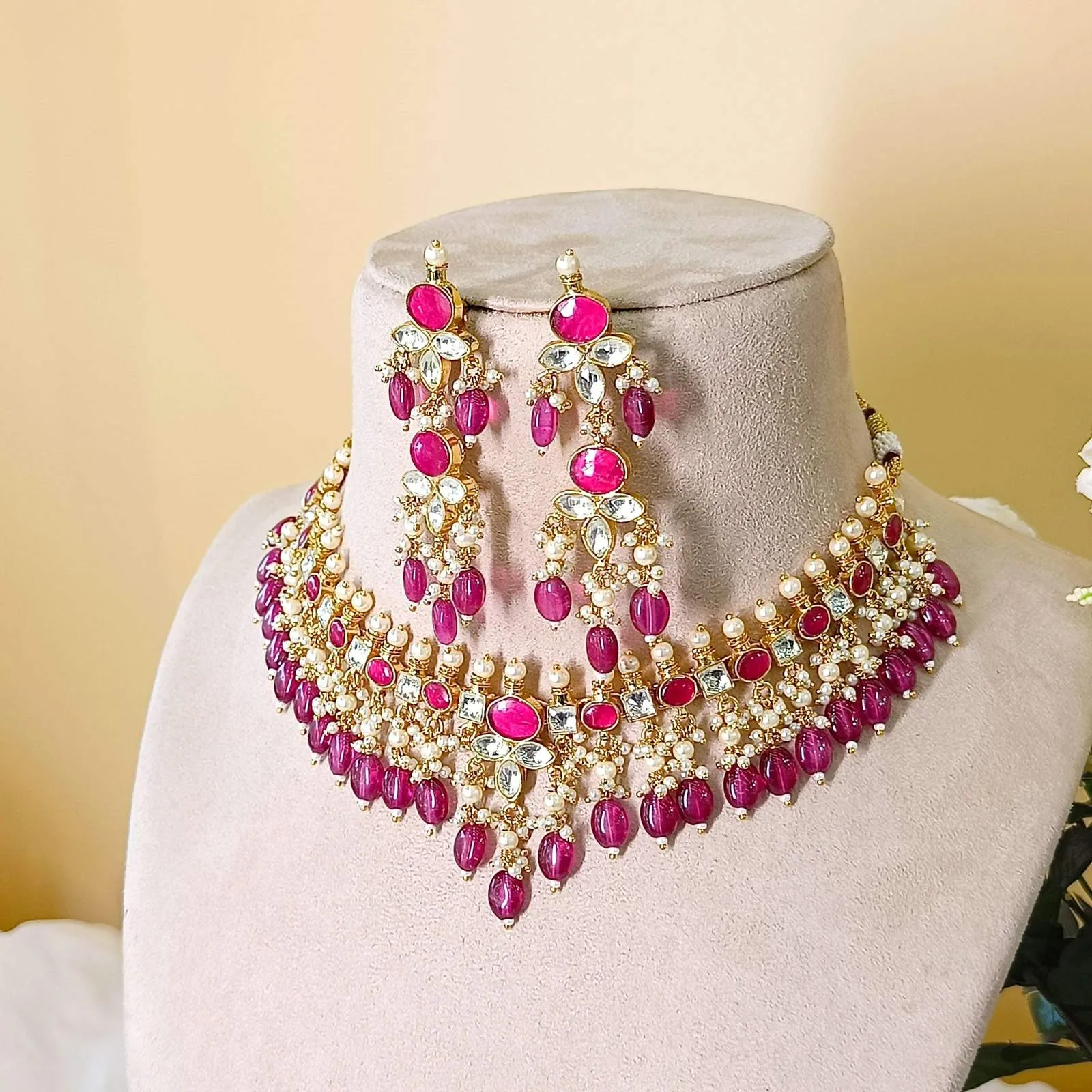 Nayaab Ruhaani Polki Neckpiece