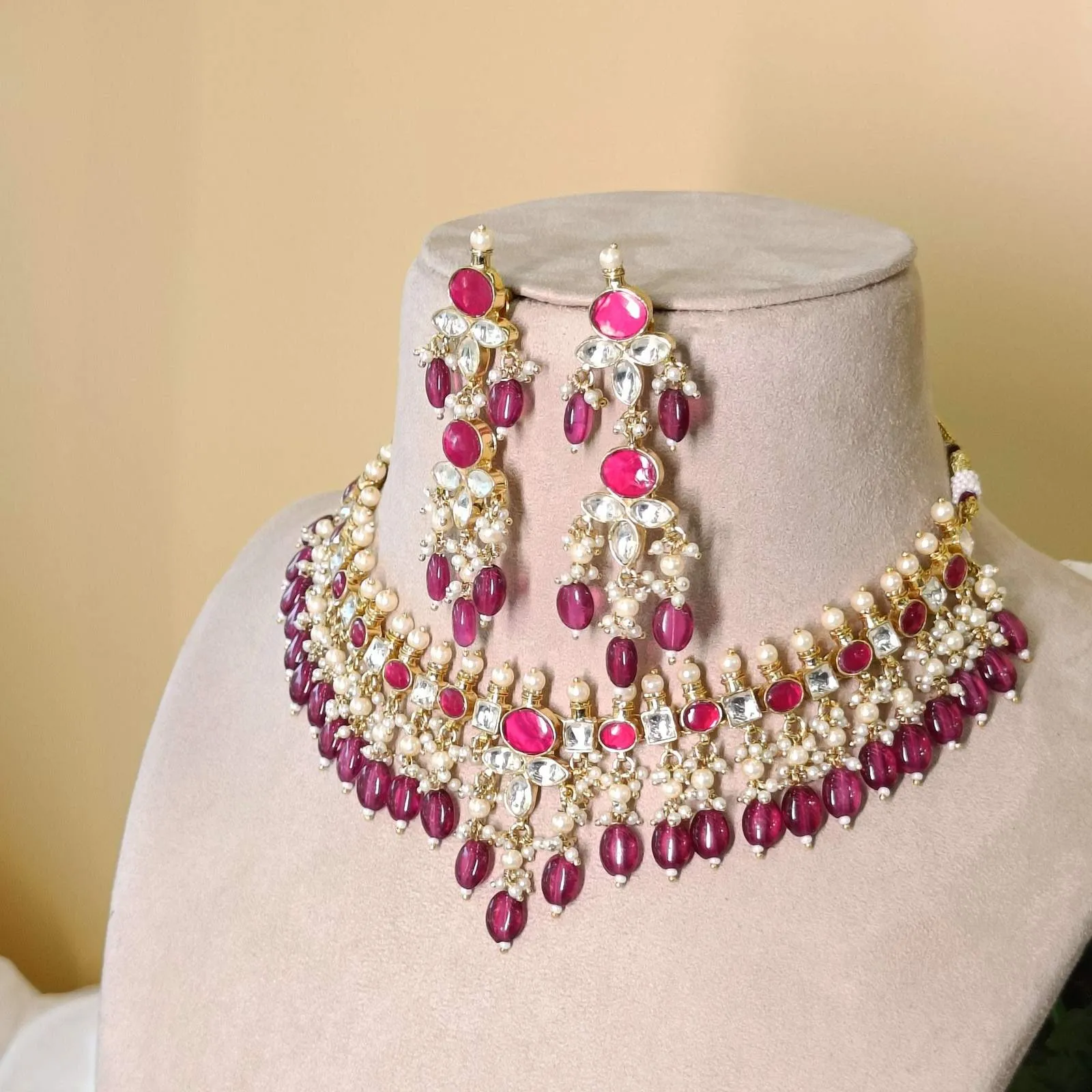 Nayaab Ruhaani Polki Neckpiece