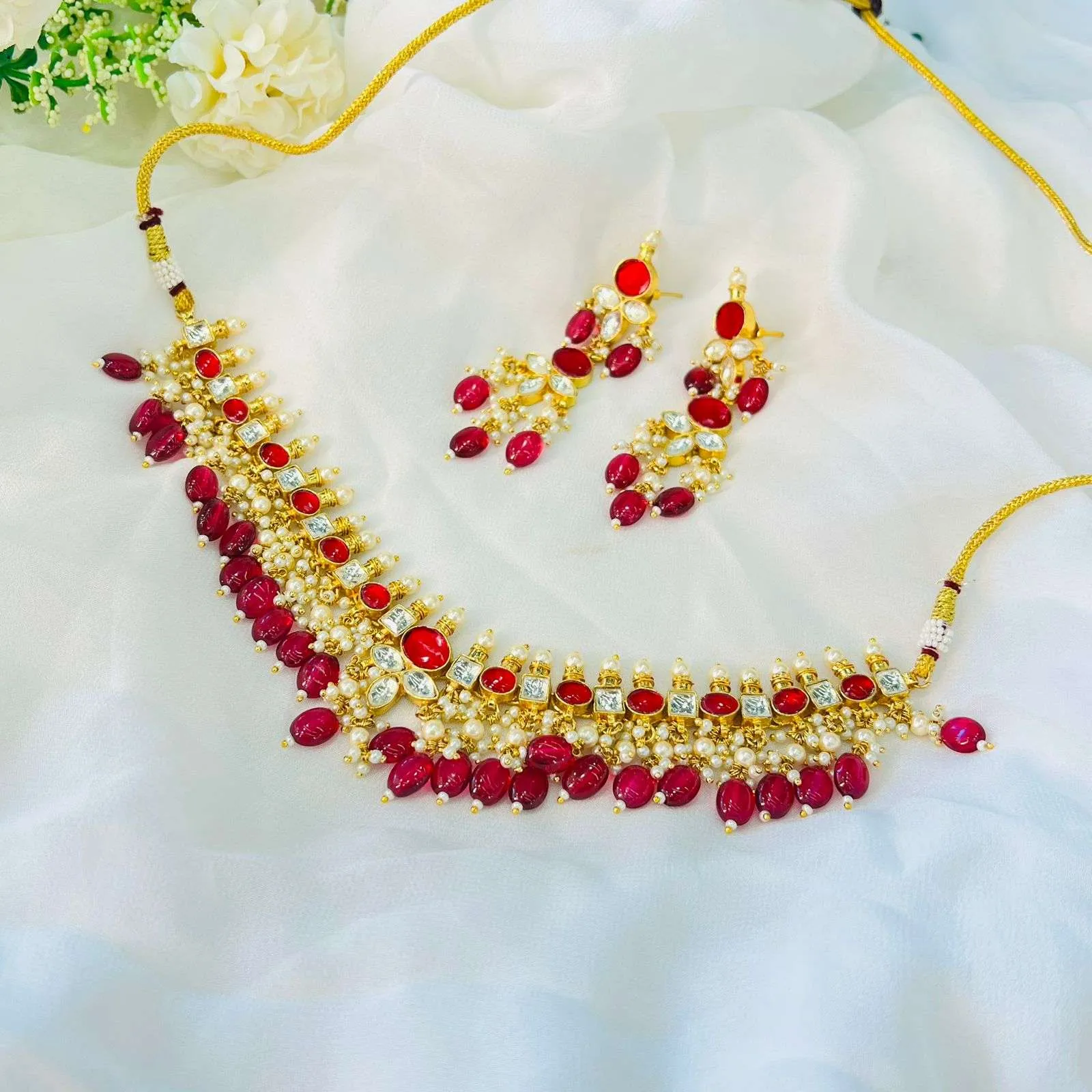 Nayaab Ruhaani Polki Neckpiece