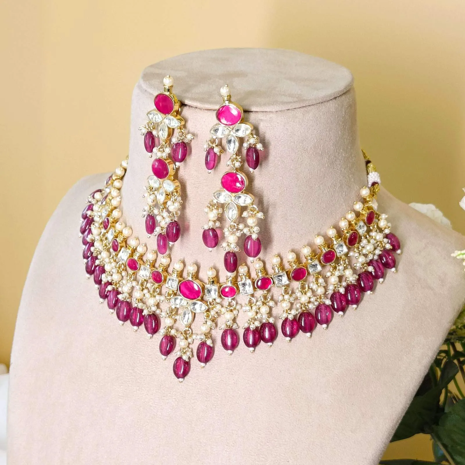 Nayaab Ruhaani Polki Neckpiece
