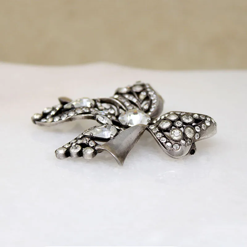 Pert Sterling & Crystal Bow from Eisenberg Originals