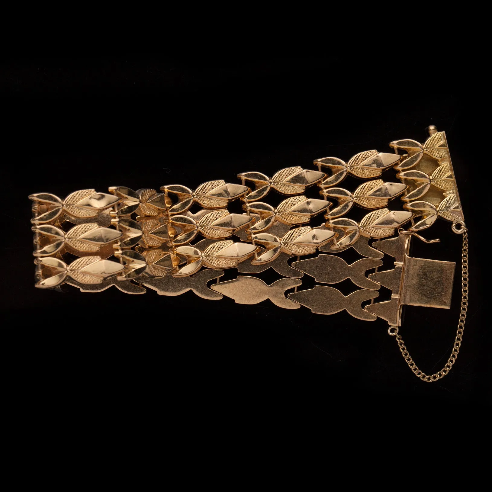 Retro 18Kt Yellow Gold Bracelet, Italy