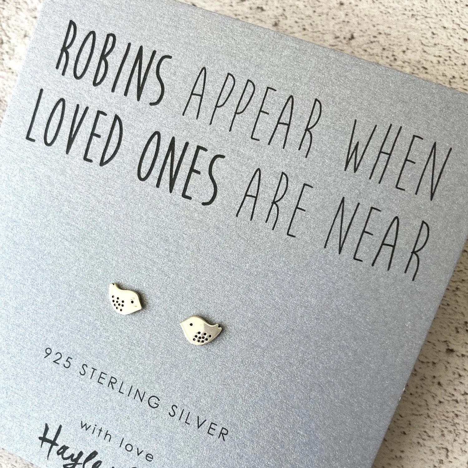 Robin Sterling Silver Earrings