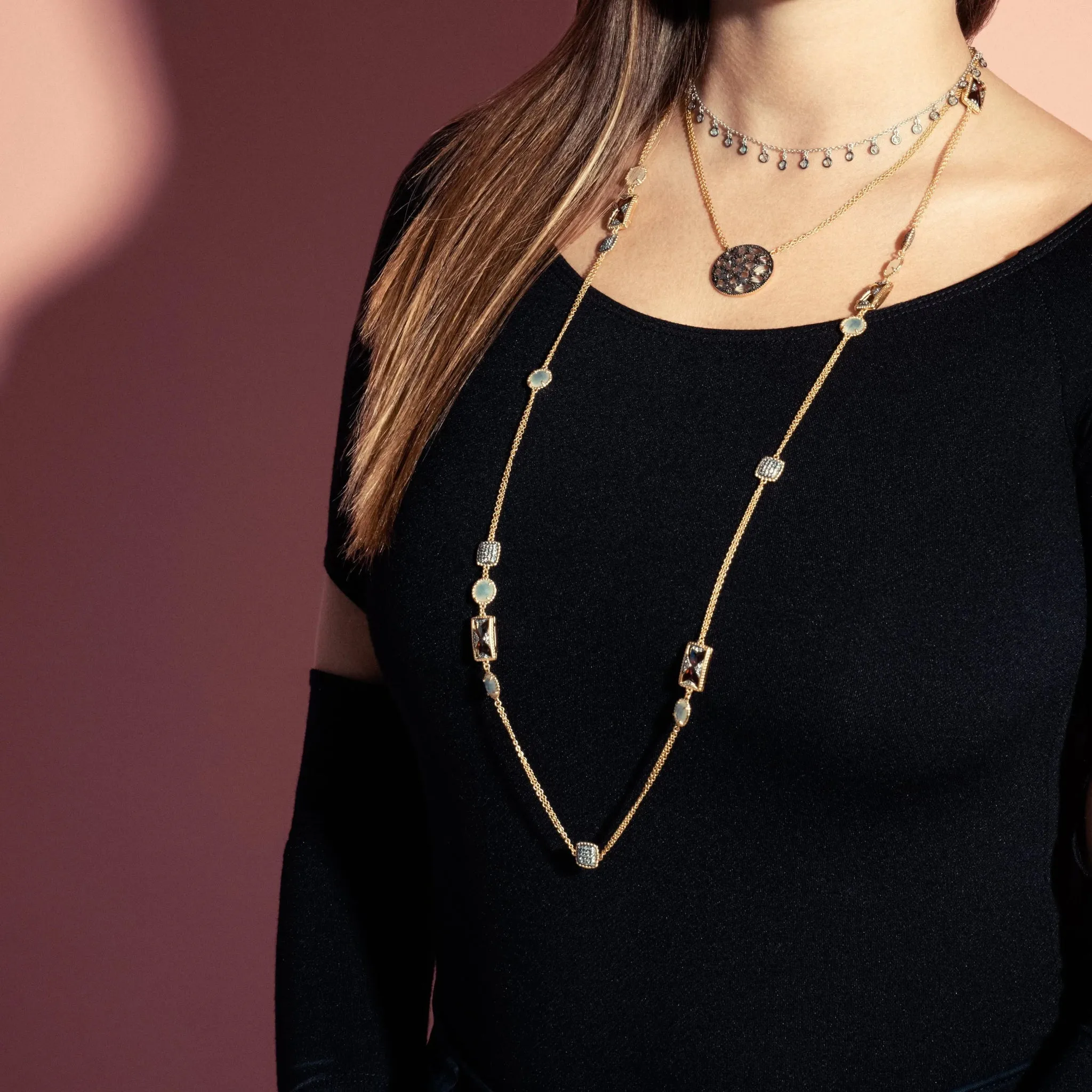 SIGNATURE My Daughters Keep Stealing This Bezel Drop Necklace