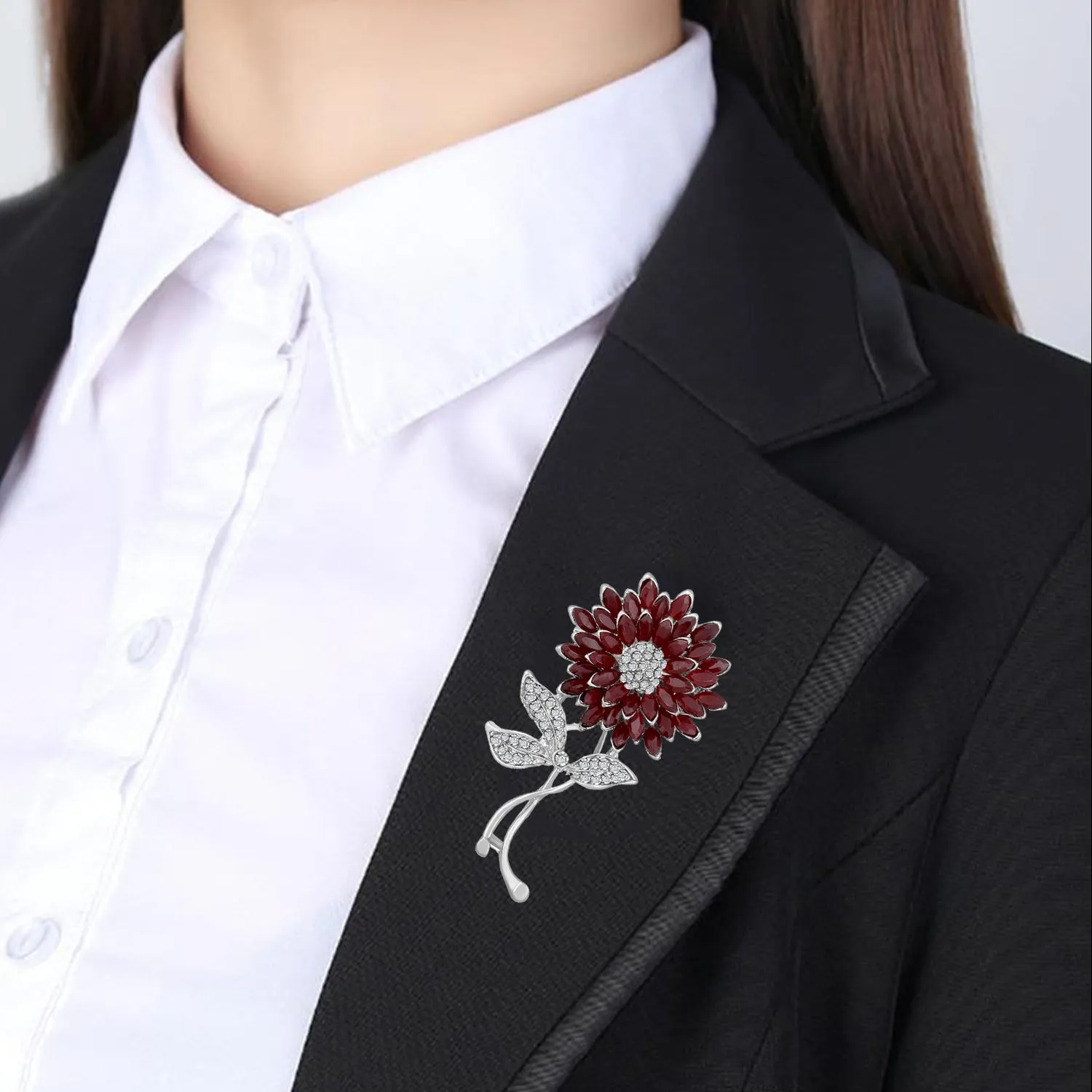 Sunflower Brooch / Lapel Pin