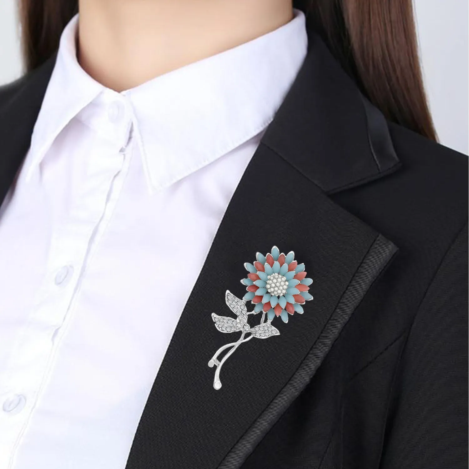 Sunflower Brooch / Lapel Pin