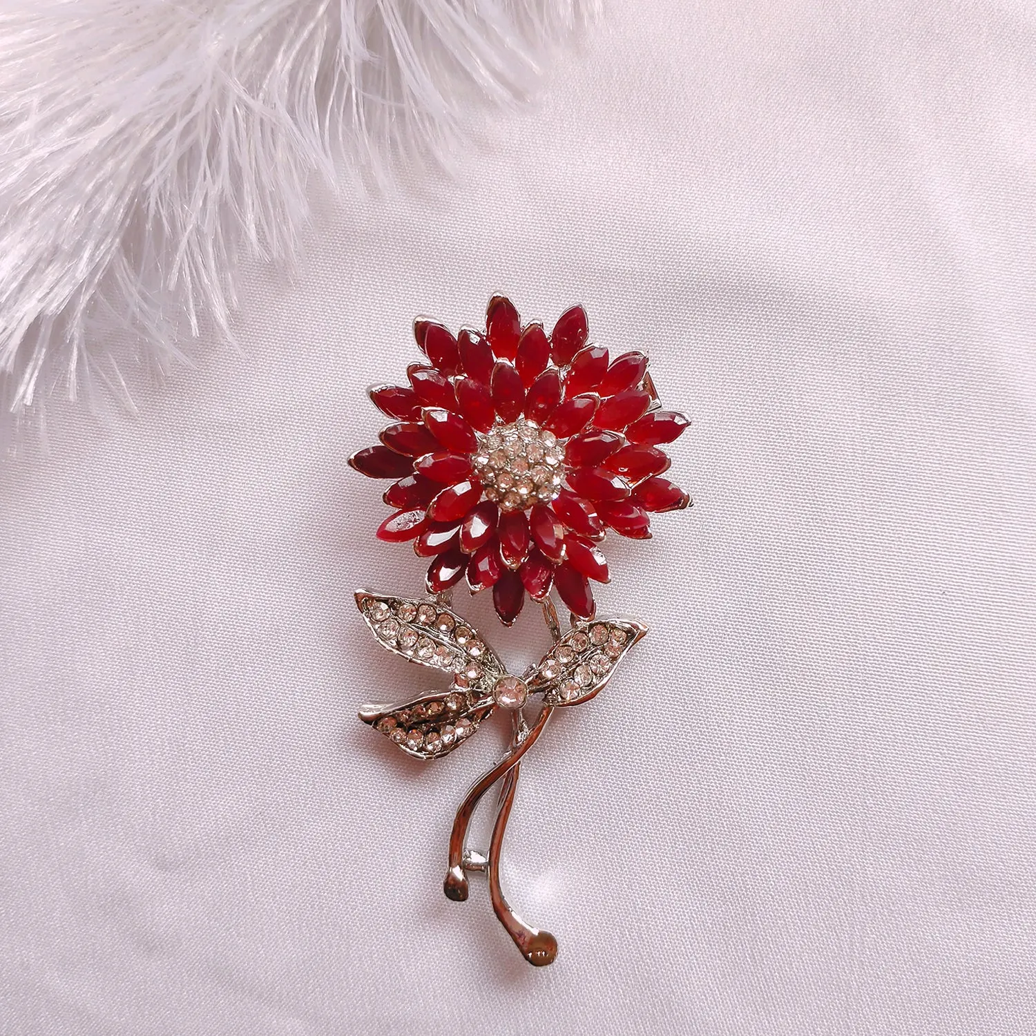Sunflower Brooch / Lapel Pin