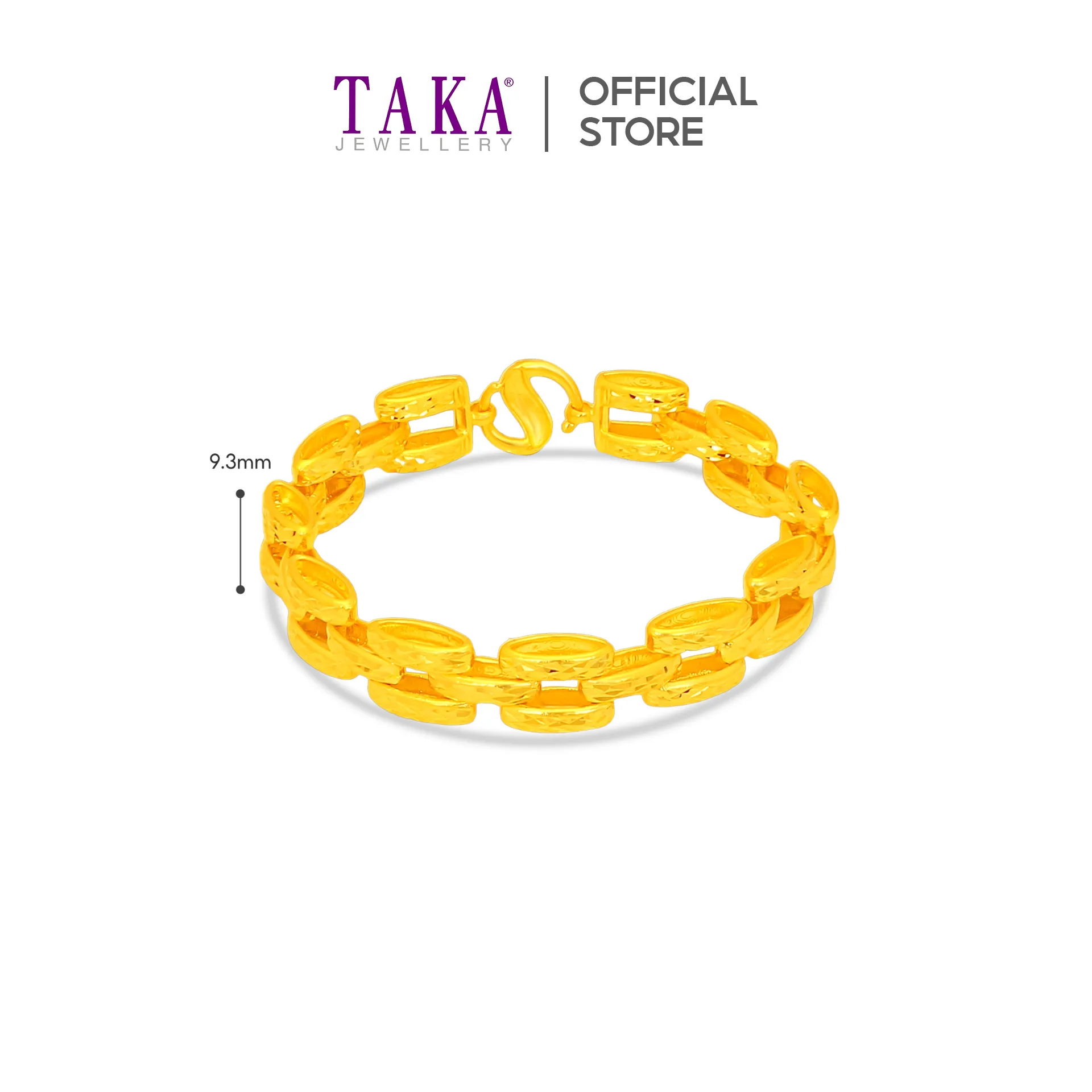 TAKA Jewellery 916 Gold Bracelet