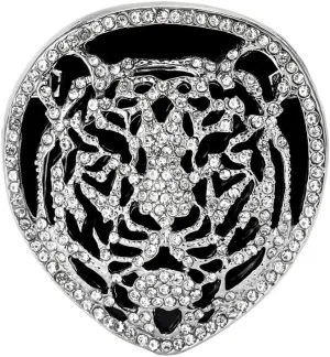 Tiger Head Brooch Pins for Women, Tiger Tag Brooch Pin, Cute Tiger Animal Brooch Lapel Pin, Bohemian Tiger Head Brooches Pins for Women Hat Bag Suit Dress Accessories Jewelry