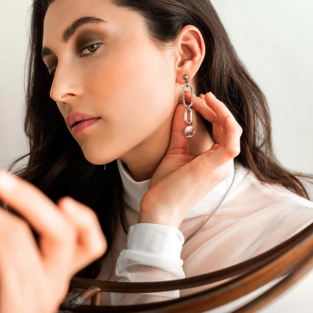 Venise Silver Plated Earrings